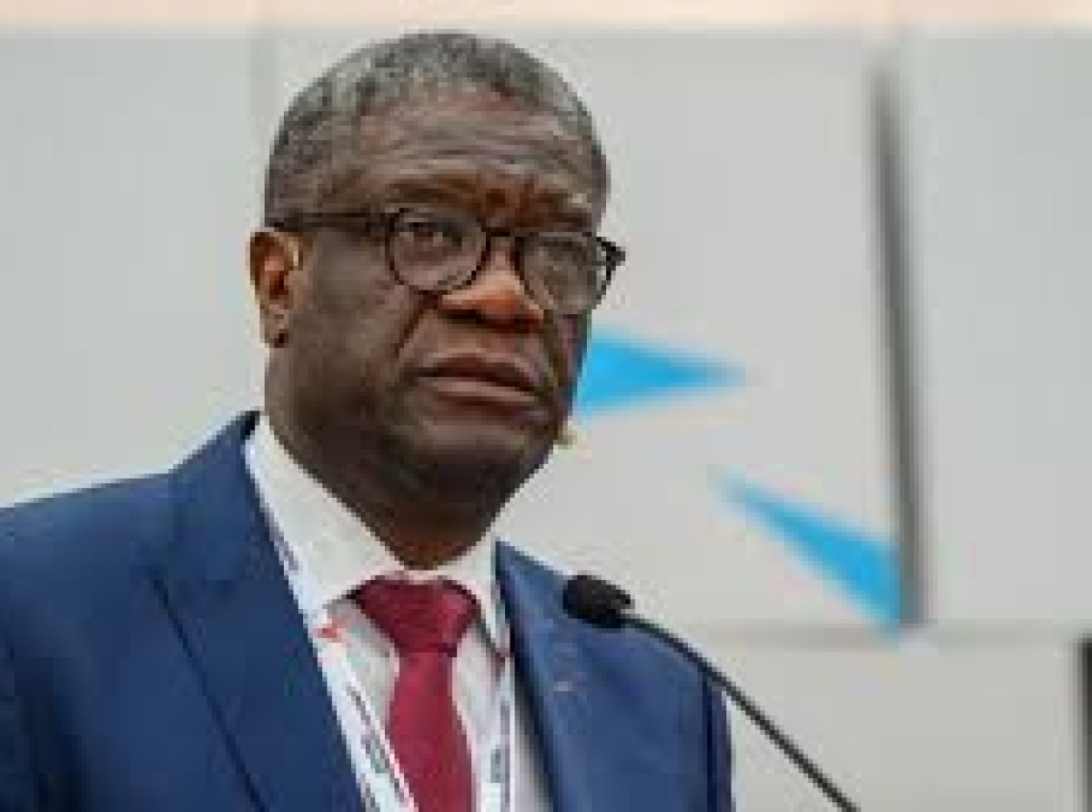 Constatant la réélection de Félix Tshisekedi, RDC : Dénis Mukwege appelle tous les congolais à la cohésion nationale